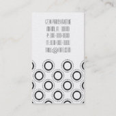 Klassiek Visitekaartje voor raffinage, houtskool (Achterkant)