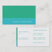 Klassiek Visitekaartje voor tandheelkundige, ander (Voorkant / Achterkant)