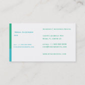 Klassiek Visitekaartje voor tandheelkundige, ander (Achterkant)