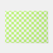 Klassiek visueel lime schaakbord deurmat (Voorkant)