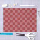 Klassiek visueel magenta dambordpatroon tissuepapi tissuepapier (Craft)