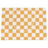 Klassiek visueel perzik schaakbord groot cadeauzakje (Voorkant)