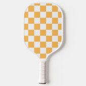 Klassiek visueel perzik schaakbord pickleball paddle (Achterkant)