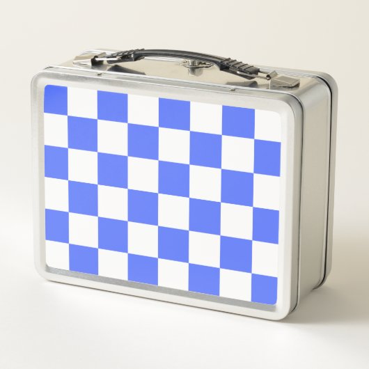 Klassiek visueel saffier dambordpatroon  (Achterkant)