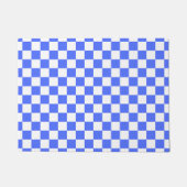 Klassiek visueel saffier schaakbord deurmat (Voorkant)