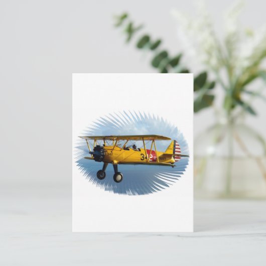 klassiek vlak briefkaart (Staand voorkant)