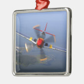 Klassiek vlak metalen ornament (Links)