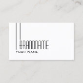 Klassiek vlakwit met foto Professional Modern Visitekaartje (Voorkant)