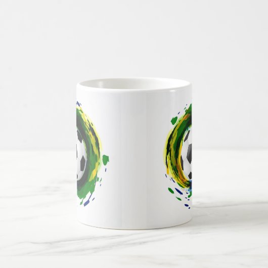 Klassiek Voetbal grafisch Koffiemok (Center)