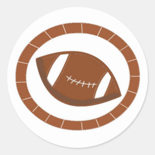 Klassiek Voetbal Ronde Sticker