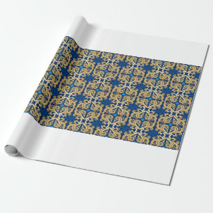 Klassiek  vormig,  naadloos patroon cadeaupapier