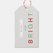 Klassiek vrolijk & helder cadeaulabel (Voorkant)