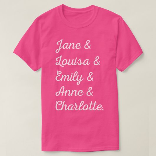 Klassiek Vrouw Aus II T-shirt (Design voorkant)