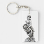 Klassiek vrouw beeld sleutelhanger (Voorkant)