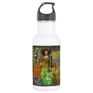 Klassiek vrouwportret uit de Stier in gotische kun Waterfles