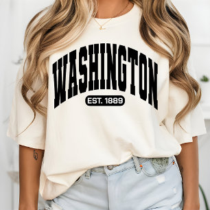 Klassiek Washington T-shirt, Patriottisch Cadeau v T-shirt