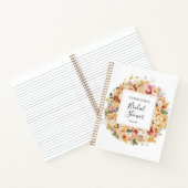 Klassiek Waterverf Bloemmotief Notitieboek (Binnen)