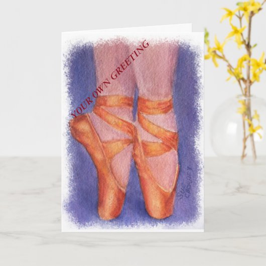 KLASSIEK WENSKAART KAART (Gele Bloem)