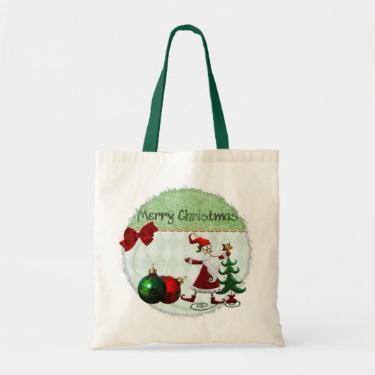 Klassiek Whimsey kerstcadeau Tote Bag (Voorkant)