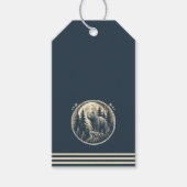 Klassiek/ wildernis beer cadeaulabel (Voorkant)