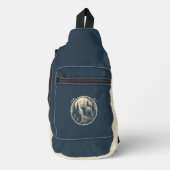 Klassiek/ wildernis beer sling bag (Voorkant)