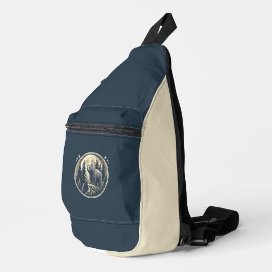 Klassiek/ wildernis beer sling bag (Rechterhoek)