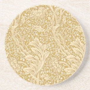 Klassiek William Morris Arcadia Goud Naadloos Zandsteen Onderzetter