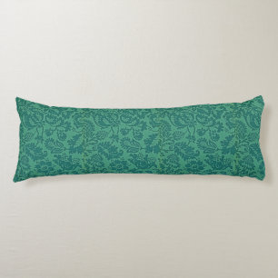 Klassiek William Morris bloempatroon groen Lichaamskussen