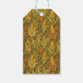Klassiek William Morris Herfst Mais Cadeaulabel (Voorkant)
