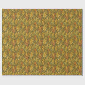 Klassiek William Morris Herfst Mais Cadeaupapier (Vlak)