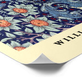 Klassiek William Morris Orchard Fruit Patroon Poster (Hoek)