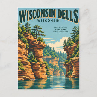 Klassiek Wisconsin Dells Briefkaart
