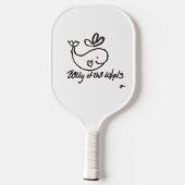 Klassiek wit B3lly pickleball-paddle Pickleball Paddle (Achterkant)