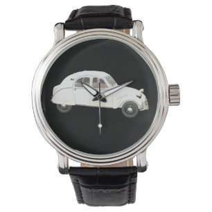 Klassiek Wit Citroën 2CV Horloge