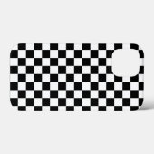 Klassiek wit en modern zwart vierkant doos patroon Case-Mate iPhone case (Achterkant (horizontaal))