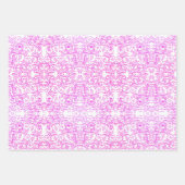 Klassiek wit en roze Floral waterverf elegant Inpakpapier Vel (Voorkant 2)