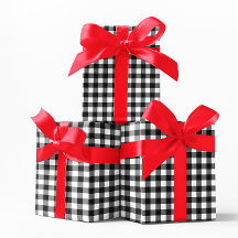 Klassiek wit en zwart Buffalo Plaid