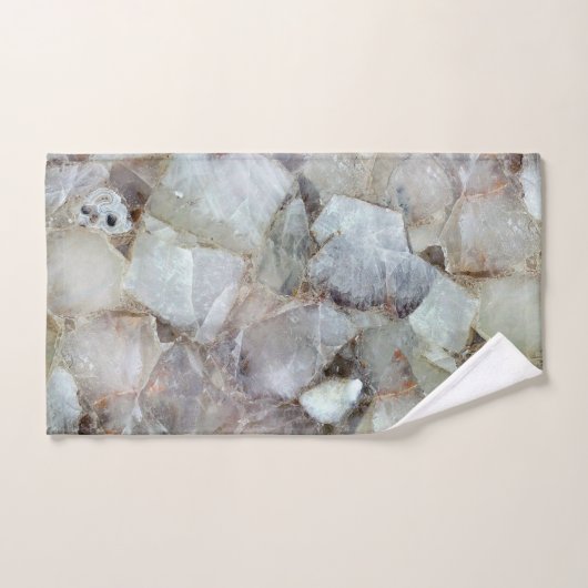 Klassiek wit kwarts bad handdoek (Handdoek)