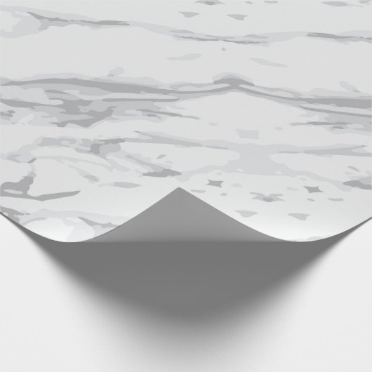 Klassiek wit marmeren inpakpapier (Hoek)