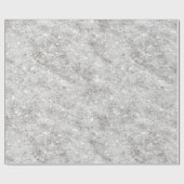 Klassiek Wit Parelwit Glitter Patroon Cadeaupapier (Vlak)