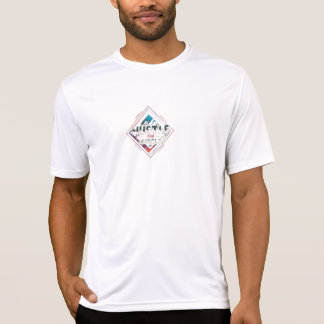 "Klassiek wit T-shirt met vetgedrukte print - Unis