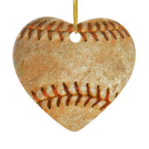 Klassiek witte honkbal met rode stiksels