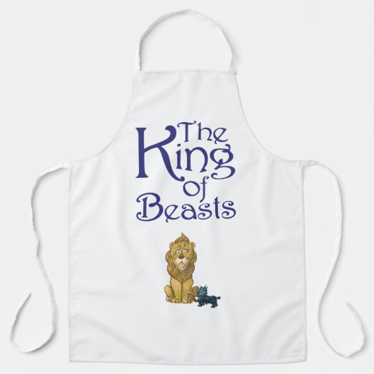 Klassiek Wizard of Oz BBQ schort voor mannen (Voorkant)