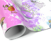 Klassiek Wizard of Oz Kerst Splat Inpakpapier (Rol Hoek)