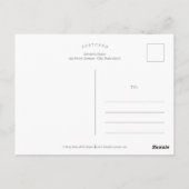 Klassiek Wreater Afstuderen Invitation Briefkaart (Achterkant)