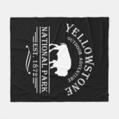 Klassiek Yellowstone National Park Fleece Deken (Voorkant (Horizontaal))