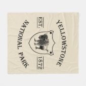 Klassiek Yellowstone National Park Fleece Deken (Voorkant (Horizontaal))