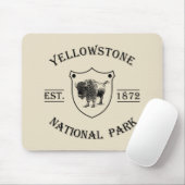 Klassiek Yellowstone National Park Muismat (Met muis)