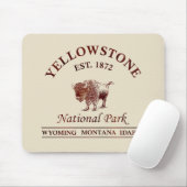Klassiek Yellowstone National Park Muismat (Met muis)