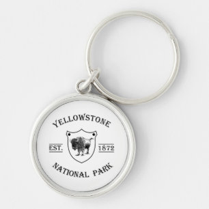 Klassiek Yellowstone National Park Sleutelhanger